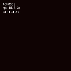 #0F0303 - Cod Gray Color Image